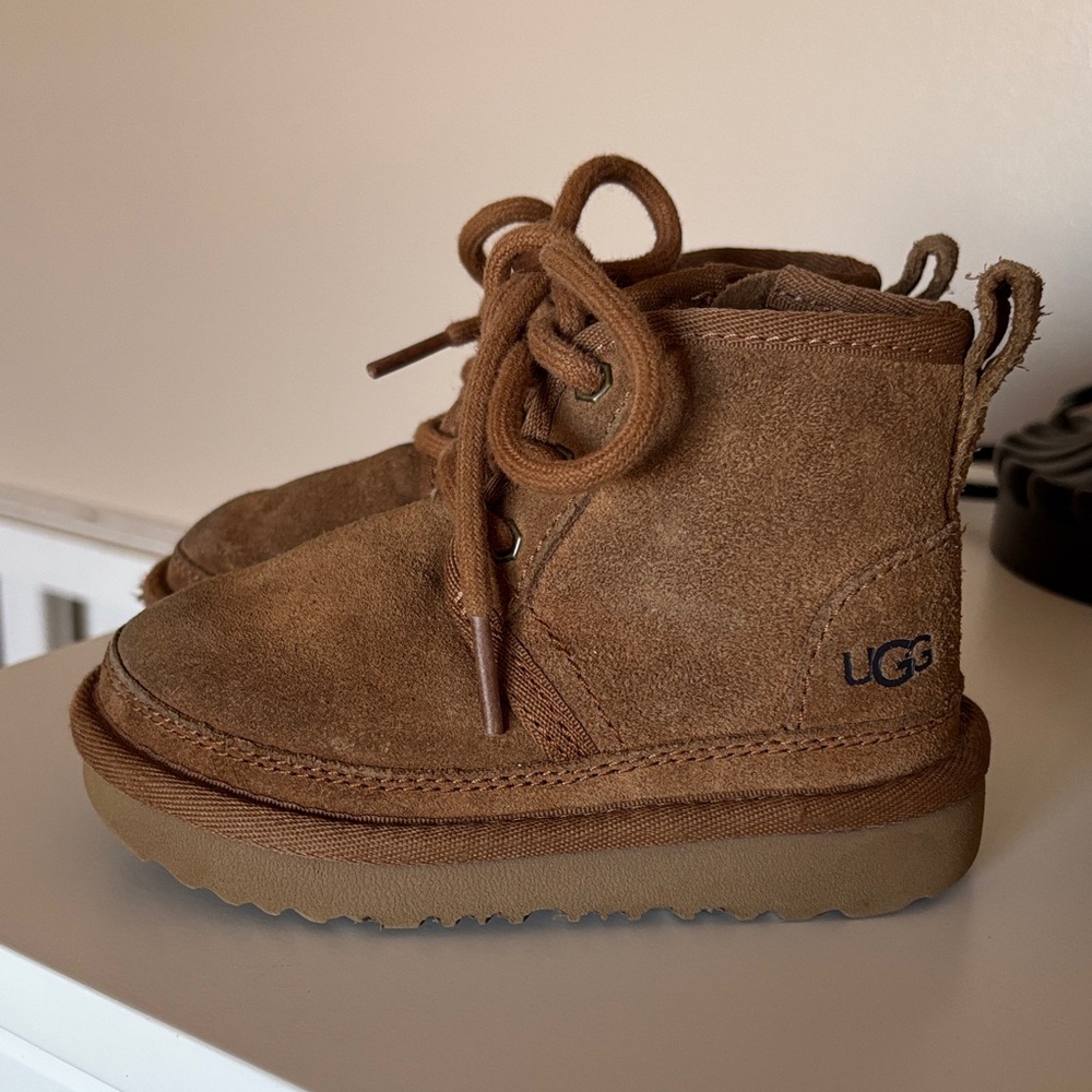 UGG Kids Tan Suede Boots